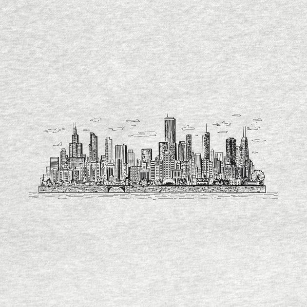 Chicago Buildings by TeesAndTheCities